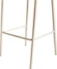 BELIANI Barstuhl 2er Set Hellbeige Bouclé und Metall mit Produktbild-Vorschau 9