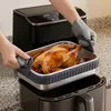 Airfryer Auflaufform aus Edelstahl mit Silikongriffen 2er Produktbild-Vorschau 5