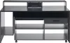 Gaming-Eckschreibtisch - Schwarz matt - 160 x 70 cm - inkl. Produktbild-Vorschau 4