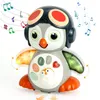 Ein Pinguin-Spielzeug, das läuft, wackelt, leuchtet und Produktbild-Vorschau 1