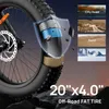 20 * 4" elektrobicykle Fat-Tire pre dospelých, E Bike s 48V Náhľad obrázku produktu 5