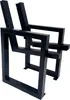 Bankbeine 2stk. 51x76cm schwarz pulverbeschichtet Bankkufen Produktbild-Vorschau 2