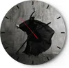 Wanduhr - Rund - Glasuhr - Tanz Schwarz Kleid - 30x30cm - Produktbild-Vorschau 1