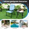 COSTWAY sada 4 zahradních židlí, skládací židle s Náhled obrázku produktu 7