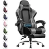 A collection of gaming chairs in various colors, with one chair prominently displayed in the foreground. Voir les images du produit