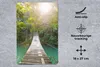 MuchoWow® Mauspad Mousepad Dschungel - Wasser - Brücke - Produktbild-Vorschau 2