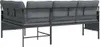 vidaXL Garten-Ecksofa Anthrazit Stahl und Textilene Produktbild-Vorschau 5