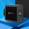 Caricabatterie Ugreen 2xUSB-A 36W QC3.0 QC3.0 nero (CD161) Anteprima dell’immagine prodotto 6