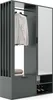 Armoire Milo avec miroir, étagères et tringle à vêtements, Voir les images du produit 9