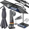 CASARIA® Ampelschirm 350 cm Komplettset inkl. 4 Gewichte & Produktbild-Vorschau 1