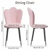 Lot de 2 chaises de salle à manger rembourrées en velours, Voir les images du produit 7