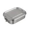 Nerezová krabička na desiatu, bento box, obedár s objemom Náhľad obrázku produktu 3