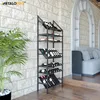 MetaloPro Weinregal Alsace – Schwarzes Metall-Flaschenregal Produktbild-Vorschau 5