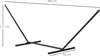 Outsunny Hängemattengestell Metall mit Haken 360x92x112 cm Produktbild-Vorschau 3