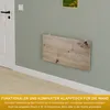 Wandklapptisch Schreibtisch Tischplatte 80x40 cm in Eiche Produktbild-Vorschau 3