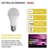 Chytrá LED žárovka GoSmart A60 / E27 / 11 W (75 W) / 1 050 lm / RGB / stmívatelná / Zigbee Náhled obrázku produktu
