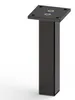 4er Set sossai Aluminium Möbelfüße 150mm in Schwarz Produktbild-Vorschau 4