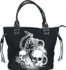 Banned Apparel Handtasche Damen Back In Black schwarz Produktbild-Vorschau 2