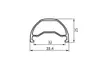 Dartmoor Shield Wide 29" Felge, 32 Löcher, Tubeless ready, Produktbild-Vorschau 2