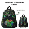 Minecraft Schulranzen Kinder – Ergonomischer Rucksack (M) – Produktbild-Vorschau 1