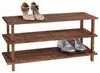 Kesper Schuhregal, Tannenholz dunkel 3 stöckig, 69733 Produktbild-Vorschau 7