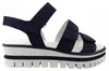 Gabor Soft Nubuk blue Sandale Blau in Gr. 38 Produktbild-Vorschau 1