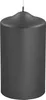 Fink CANDLE, metallic Stumpenkerze, Paraffin, schwarz, L. 8 Produktbild-Vorschau 1