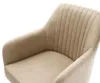 DELIFE Esszimmerstuhl Greg-Flex Mikrofaser Beige Vintage Produktbild-Vorschau 4