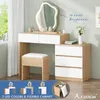 ALFORDSON Schminktisch, 2 geräumige Schubladen und Produktbild-Vorschau 4