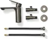 2x tubo flessibile DN8 IG 3/8"-M10x1 400mm nero e nero Anteprima dell’immagine prodotto 9