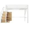 Letto a castello Flieks 140x200 cm con armadio e vani Anteprima dell’immagine prodotto 10