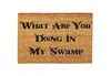 What Are You Doing In My Swamp Paillasson | Inspiré par Voir les images du produit 1