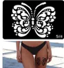 Henna Tattoo Schablone Airbrush Stencil Selbstklebend Produktbild-Vorschau 1