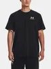 Under Armour Ua Logo Emb Heavyweight T-Shirt SS-Schwarz Produktbild-Vorschau 7