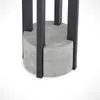 Lucande Wegeleuchte Overa, grau, Metall, 68 cm, IP44, E27 Produktbild-Vorschau 8