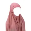 Kopftuch für Damen Lang Muslim Hijab Türkisch Khimar Schal Produktbild-Vorschau 1