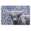 MuchoWow® Mauspad Mousepad Scottish Highlander - Delfter Produktbild-Vorschau 1