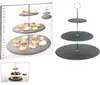 Excellent Houseware Etagere - 3-lagig - Schiefer - 30 x 34 Produktbild-Vorschau 19