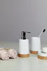 WENKO Zahnputz Becher Bamboo Zahnpasta Zahnbürsten Halter Produktbild-Vorschau 4