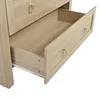 A close-up view of an open drawer in a wooden dresser or cabinet. Podgląd zdjęcia produktu