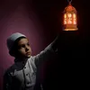 1 kus Ramadán dekorace lucerna Eid Mubarak dekorace Led Náhled obrázku produktu 5