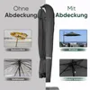 Sekey Sonnenschirm Schutzhülle Ampelschirm Abdeckung Produktbild-Vorschau 6