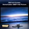 Proiettore ETOE Whale Pro, 1080P, 1500 ANSI lumen, Android Anteprima dell’immagine prodotto 8