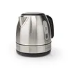 A stainless steel electric kettle with a black lid and handle is shown against a white background. Anteprima dell’immagine prodotto
