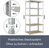 Juskys Lagerregal Basic 200x100x60 cm - max. 875 kg - Produktbild-Vorschau 12