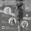 LuxeBath topné těleso 900W, antracit, pro koupelnové Náhled obrázku produktu 3