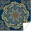 MuchoWow® Poster Mandala - Gelb - Weiß - Muster 75x75 cm - Produktbild-Vorschau 1