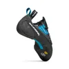 Chimera Kletterschuh von Scarpa; schwarz mit blauen Akzenten; Schnürung; für Klettern geeignet. Náhled obrázku produktu