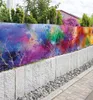 Zaunbanner Bunte Blätterkronen Sichtschutz Garten Zaun Produktbild-Vorschau 2