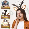 2-PACK Haarband, hertenhoorn, kostuum van een hert, Productafbeelding-voorbeeld 6